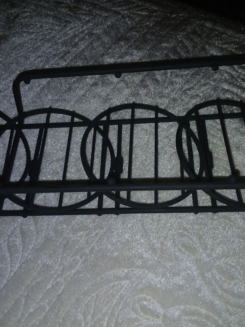 Kitsch Black Metal Shower Caddy Organizer